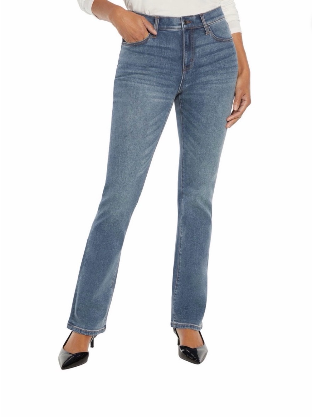 Express Dark Blue Flare Jeans
